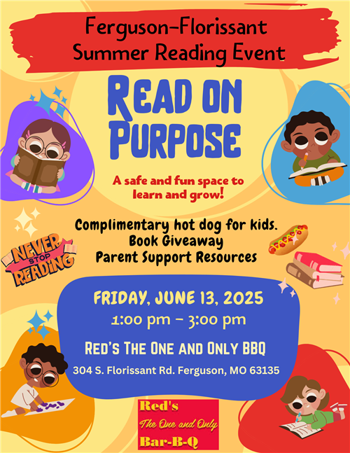 Ferguson-Florissant Summer Reading Event - Read on Purpose